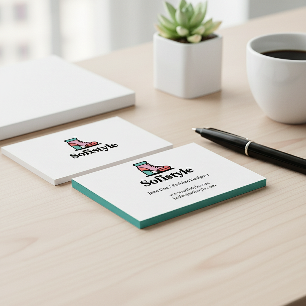 Sofistyle Funky Boot Logo - Modern & Playful Design for Your Brand!