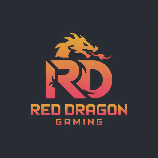 Red Dragon Gaming Logo - Custom Esport & Twitch Streamer Design