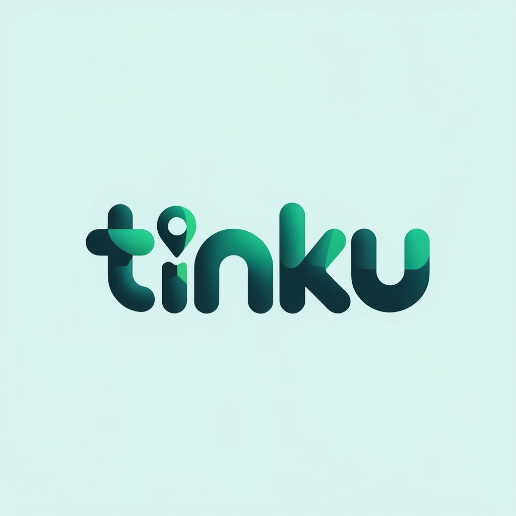 Modern Green "Tinku" Logo - Location Pin Design