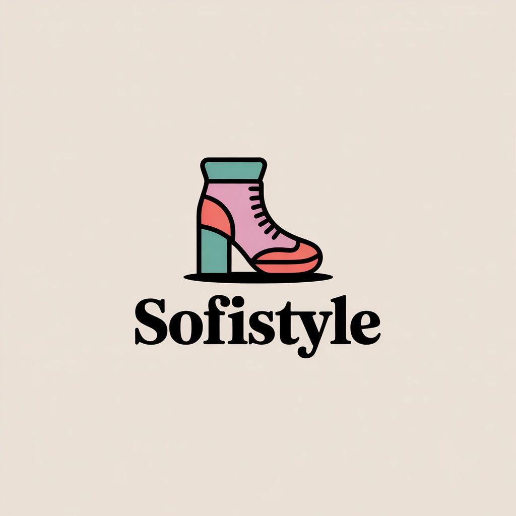 Sofistyle Funky Boot Logo - Modern & Playful Design for Your Brand!