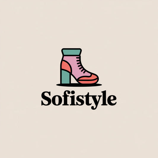 Sofistyle Funky Boot Logo - Modern & Playful Design for Your Brand!