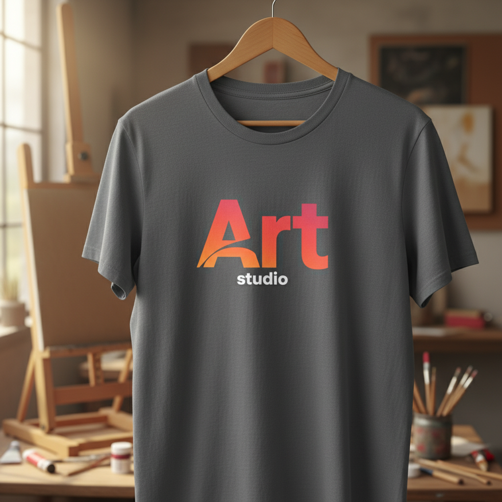 Custom "Art Studio" Modern Gradient Logo Design - Perfect for Creative Businesses