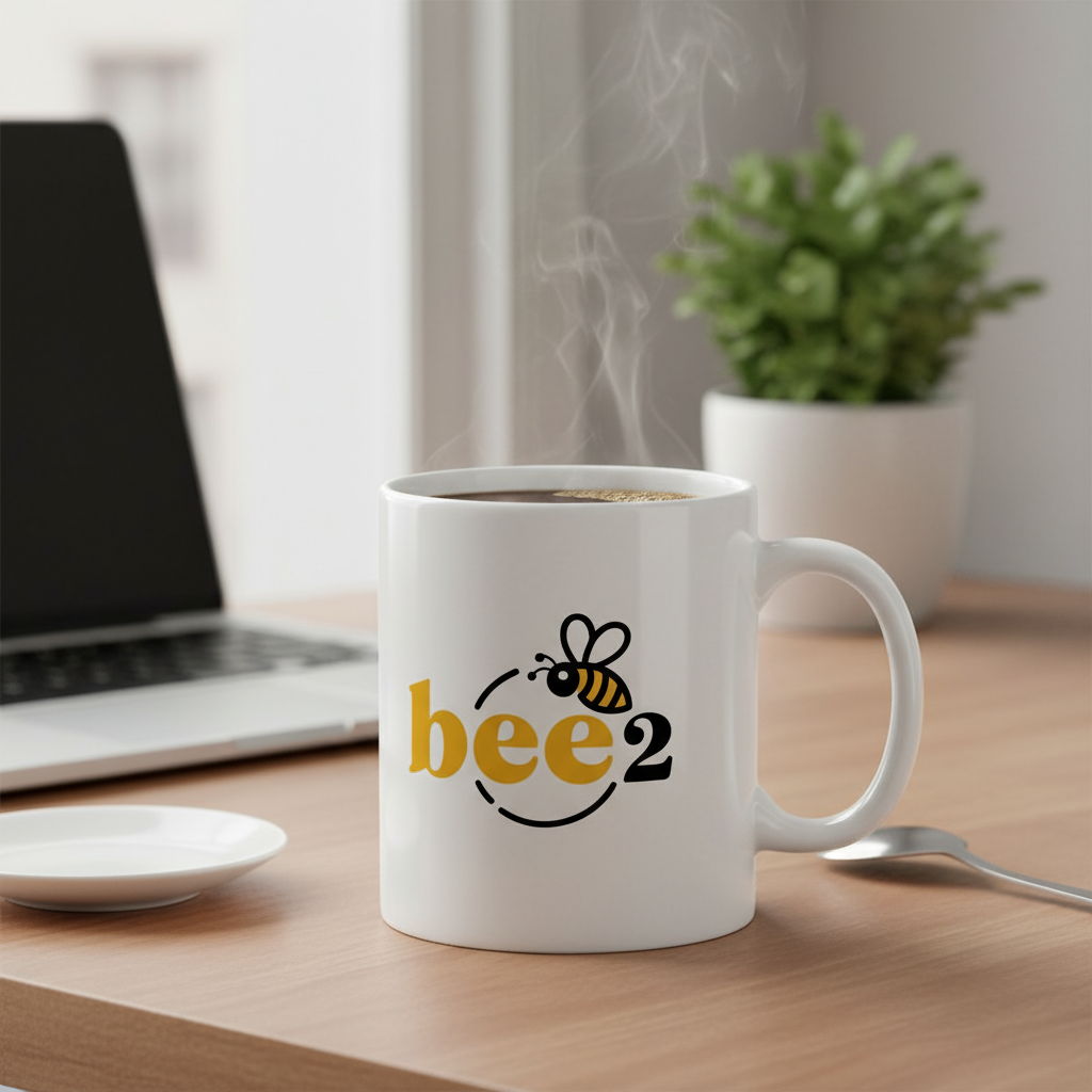 Modern Bee Logo Design | Sweet & Stylish Branding for Small Businesses