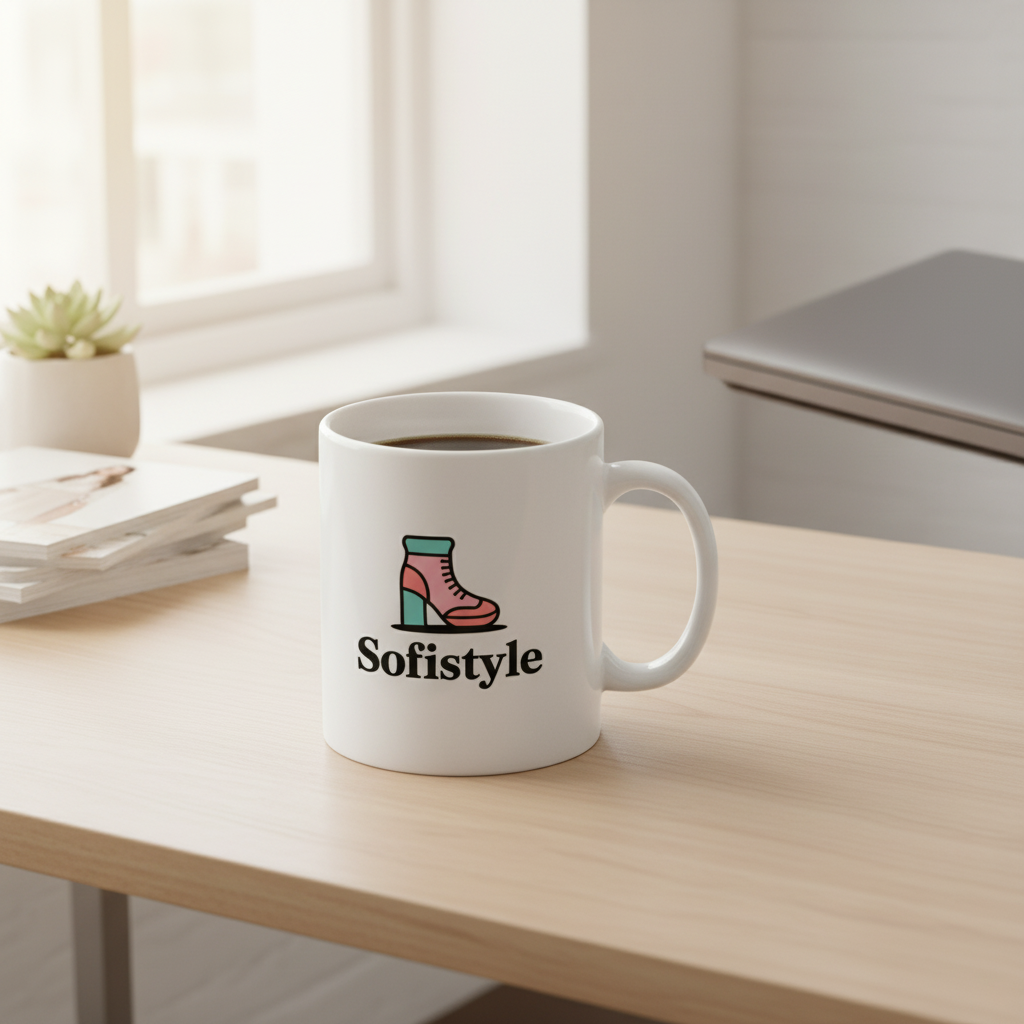 Sofistyle Funky Boot Logo - Modern & Playful Design for Your Brand!