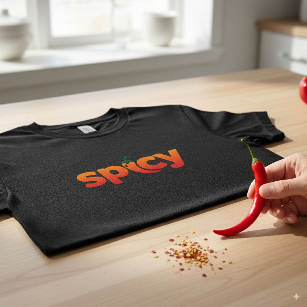 Spicy" Logo Design - Modern & Playful Wordmark